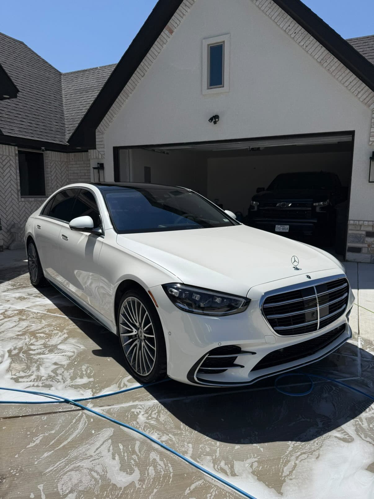 Mercedes S-Class exterior wash