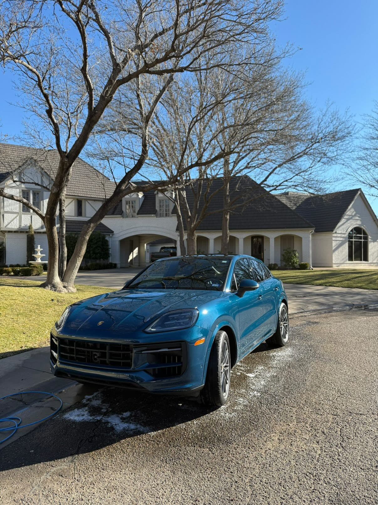 Porsche Cayenne exterior wash